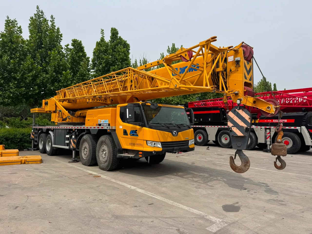 For sale: 2023 XCMG 80K5C crane, main boom 50.5 meters, four-axle, Euro 5 emission standard, 20-ton mobile counterweight, excellent condition. Price is very reasonable. Contact me if interested. WhatsApp: +86 15670777911, WeChat: 15670777911


**إذا كنت صاحب هذا الإعلان وتريد حذفه لأي سبب، رجاءا أرسل رسالة إلى الدعم الفني**