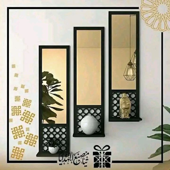 ✨ مرايا ديكور خشبية ✨
😍أضف لمسة من الأناقة والجمال لبيتك مع مرايانا المميزة بتصاميم عصرية وكلاسيكية تناسب جميع الأذواق 💫😍😍

✔️ صناعة خشبية متينة 🌹🌹
✔️ أشكال متنوعة 🥰 خشب نوعية ام دي اف 💐💐
✔️ مع رف عملي للديكور 🥳🥳

📍 مناسبة لغرف الجلوس – الممرات – غرف النوم📍
🎁 فكرة هدية مميزة وأنيقة🎁

للطلب والاستفسار حاكوني🥰💌💌


**إذا كنت صاحب هذا الإعلان وتريد حذفه لأي سبب، رجاءا أرسل رسالة إلى الدعم الفني**