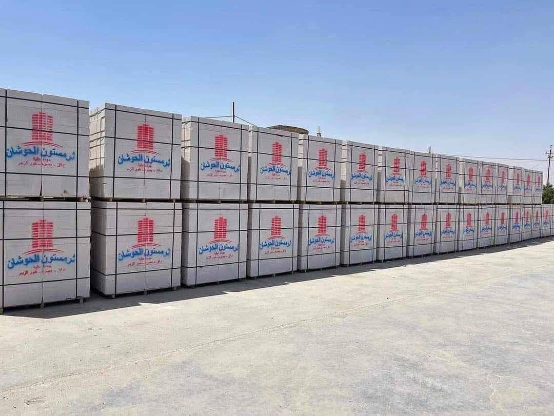 ثرمستون الحوشان           325
ثرمستون الوطنيه             345
ثرمستون يراني.               330
ثرمستون بلد السلام.        330
ثرمستون عكادة جميع القياسات 
البلوك صناعيه.             650
البلوك  جويبده              600
بلوك صناعيه ٤ سانتيم ٨٥٠
‐-------------------
السمنت بأنواعه معأ المواد الاصق 
المبروكه مقاوم            108
المبروكه عادي             105
الفالكون مقاوم             107
الفالكون عادي             105
ماده كويتيه ثرمستون الجيس  15
-ظمان ٢٥ سنة 
العنوان ساحت سعد  قرب مستشفى الجمهوري 
-------------------- 
الهاتف*********** المكتب واتساب 
 7802003390رقام ابو الكرين 
 *********** 
يوجد تصعيد رمل حصو طابوك                          
  توصيل كافت المحافظات  
يوجد كرين تصعيد المواد تصل 
***********
