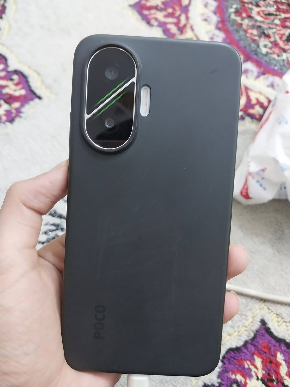 السلام عليكم شباب موبايل بوكو اف 7 شخط ما بيه ذاكره 256 رام 12 الجهاز اخو الجديد كلش نظيف كامل ملحقات مكان بغداد شعب***********
