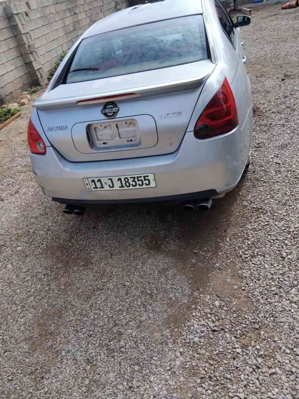 نيسان مكزما 2008 سياره جاهزه من كلشي 
بيها قطعه وحده كلير بدون صبغ سياره رقم بغداد جديد مكينه كير مكفولات مكانها ديالى سعرها 67 وبيها مجال 
***********
