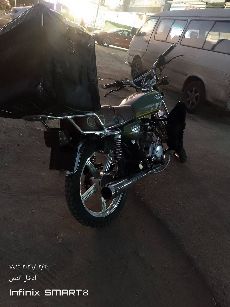 سلام عليكم دراجه ايراني اربعه كير سونك ونضيفه كلشي ومكينه مامفتوحه البيع 650 لاتصال ***********
مكاني البياع
