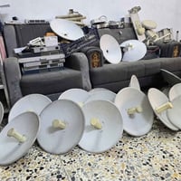 مواد انترنت مستخدمة للبيع يوجد توصيل كافة المحافظات  دشات ٣٠ ubnt سكتر...