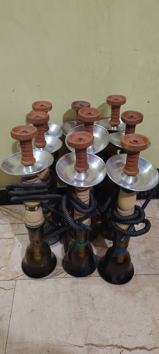 السلام عليكم نراكيل للبيع
سعر النركيلة 6 الف و بيهة مجال بسيط اذا شلع اخر شي بقن ذني تصفية تلحك لو ما تلحك 
اكو مطبوعات و اكو لا ما مطبوعات
مكاني البلديات / شارع الغسل 
***********
