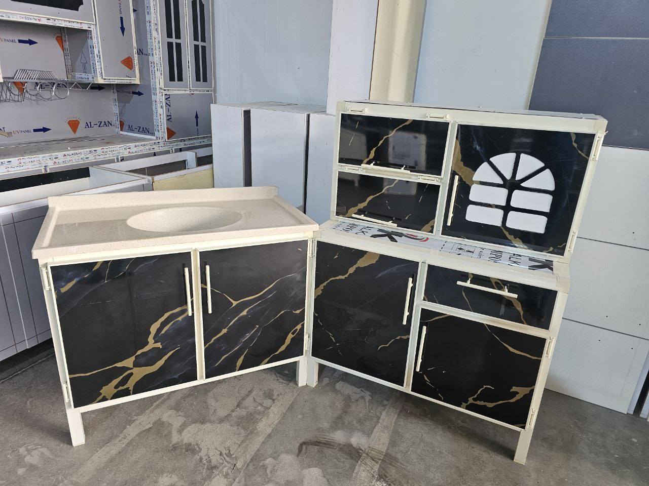 ما عليك بس  احجز والطلب يوصل لباب بيتك 🤗🌹🤗..
كاونتر ارضي وملحق متر    مع  سنك متر  مرمر
💥 (المنيوم سوكي)💥

كاونتر متر وملحق مع سنك متر 
♥️♥️السعر 180❤️❤️

التوصيل 🚚🚚
التوصيل 🚚🚚
بغداد داخل  مجاني

15 /اطراف  بغداد 

15//رمادي +فلوجه + كربلاء +بابل

25// مركز واسط  
50//أطراف واسط
25 /الديوانيه +النجف
35//ديالى
35/ السماوه+  الناصريه+  العماره + البصره

🔴🔴🔴🔴🔴🔴🔴🔴🔴🔴🔴


**إذا كنت صاحب هذا الإعلان وتريد حذفه لأي سبب، رجاءا أرسل رسالة إلى الدعم الفني**