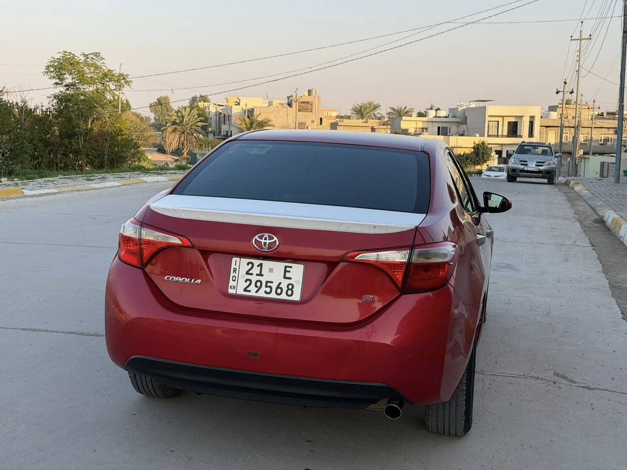 موديل  2016
مواصفات  S
رقم وسنويه جديد سليمانيه
ضرر نص جاملغ خلفي صبغ  بونيد جامغ صبخ 
السونر مرفق
السعر 113 بي مجال سعر بلاش 
العنوان ديالى خانقين 
للاستفسار ‭***********
