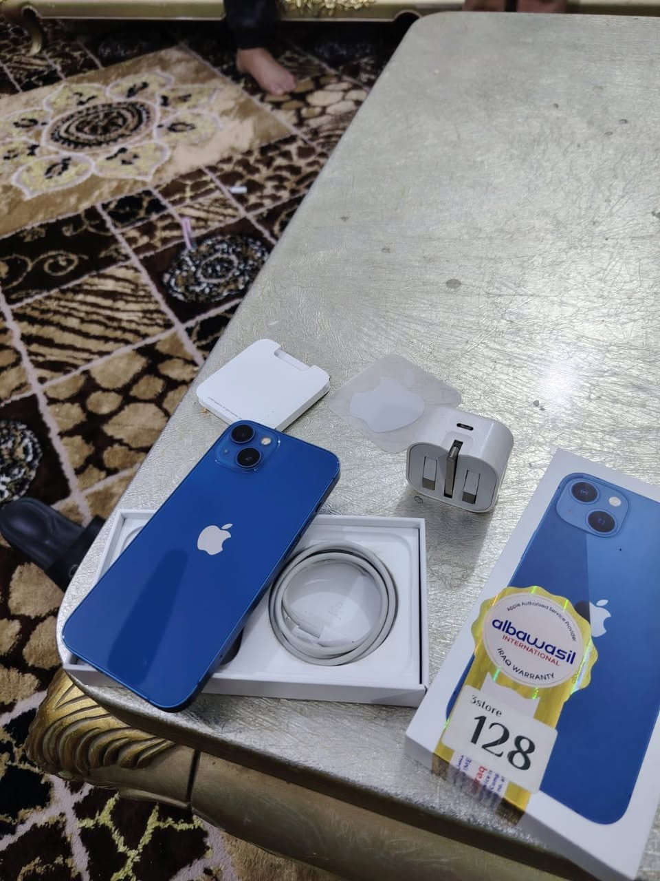 السلام عليكم اخوان ايفون 13 عادي جهاز جديد استعمال مال بيت كامل ملحقات شاحنته الاصليه وسماعاته ولزكات الشركه وكارتونه يعمي ملحقات كامله جهاز جديد جديد بمعنى الكلمه وتر بروف ما مفتوح ضد المي مكفووول كفاله عامه بي ضمان جهاز زلغ مالي ذاكره ١٢٨ السعر ٤٠٠ مكاني بغداد الزعفرانيه ***********
