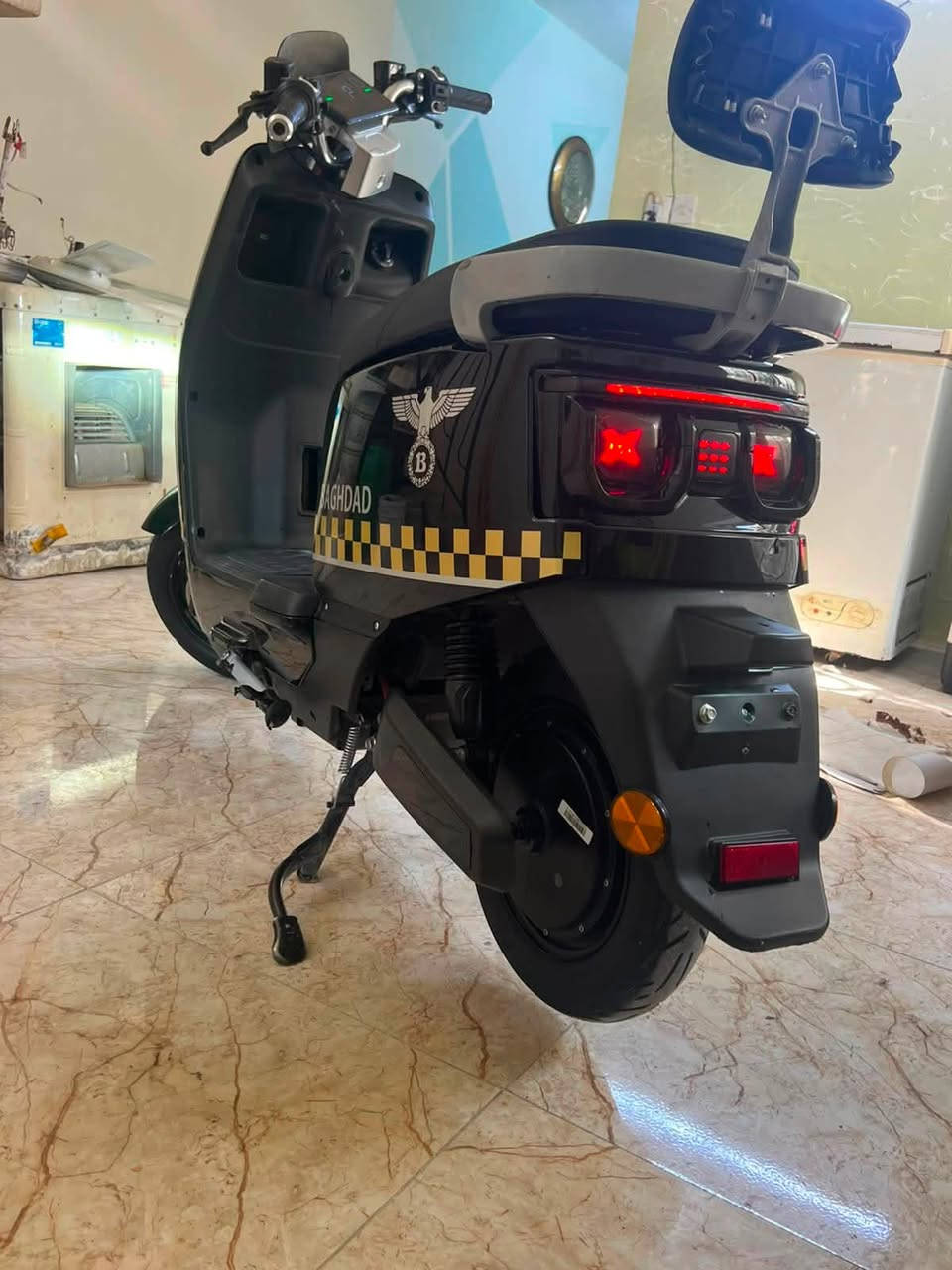 دراجه شحن شركه بغداد فول مواصفات موديل 26 بطاريات 6 بيه بك 4 سرع ملف 2000  السعر 650 وبيه مجال للشراي مكاني بغداد العامريه للاتصال ***********
