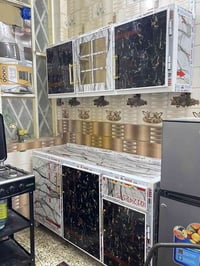 كاونتر ألمنيوم نظيف  قياس مترين و سنك مرمر متر للبيع  ذي قار /حي اور  ...