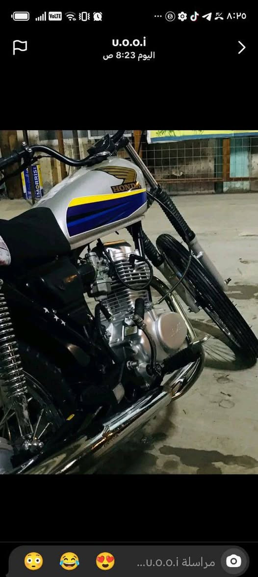 سلام عليكم دراجة تعمير 2025 نامة اصلي دراجة مابية اي نقص مال جناي اوراق سكنر وشاصي 2025 ورقت شاصي موجودة *********** اتصال عرقم بي وتساب وخاص مفتوح
