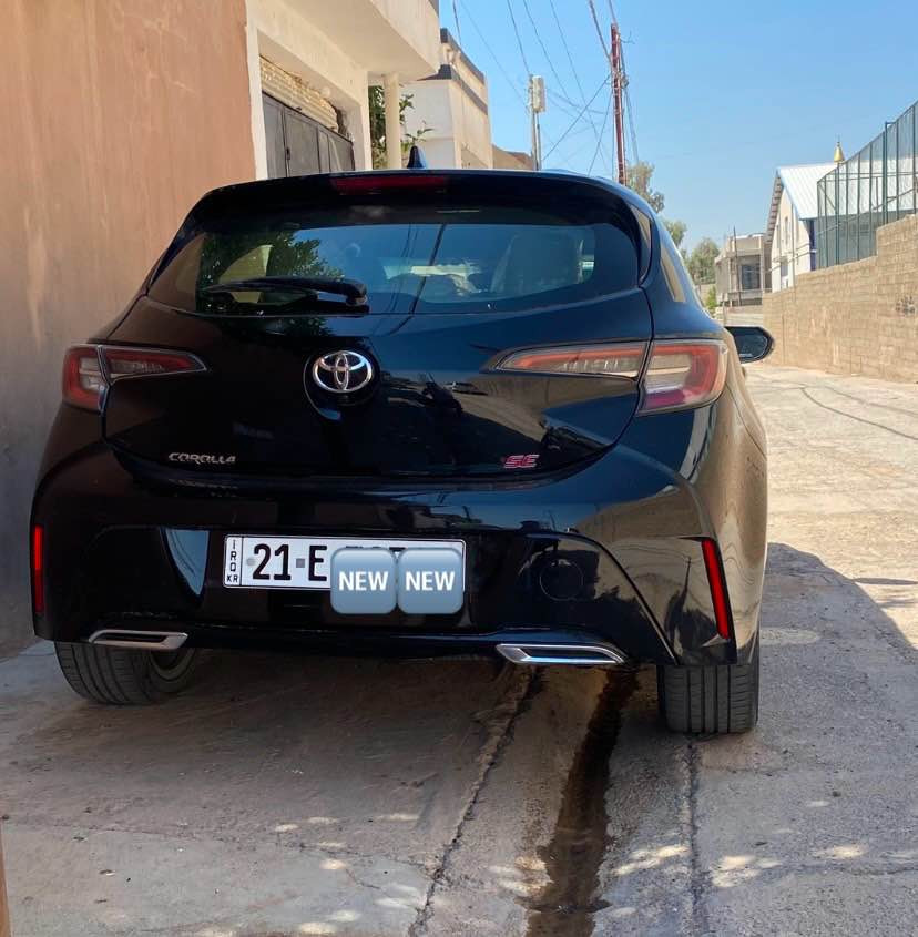 Corolla hatchbak 2019 SE clin title .. 2.0 🔥
كورولا هاتجباك ٢٠١٩ فول کەنەدی 
حەجمی مەکینە 2.0 🔥  
بەسمە 
رادار 
خەتی جادە
شاشە گەورە  
هاندبریک کارەبای 
ئۆتۆ هۆڵد
سێ گێر 
ئۆتۆماتیک 
عادی
گێڕ شەفت 
سێ مۆدی لێخورین (نۆرمال -ئیکۆ-سپۆرت)
سەیارەکە کلینە بێ لێدران و بێ ئێرباگ 
بە شەرتی گێڕ و مەکینە و کارەبای و تەحویل و غەرامە 
 چوار تایە و ویلی لۆکی لەسەرە  سەنەوی تا ٢٠٢٧ تازەیە 
ناونیشان : کەرکوک .ازادی/اسکان
***********
*********** كركوك, العراق

