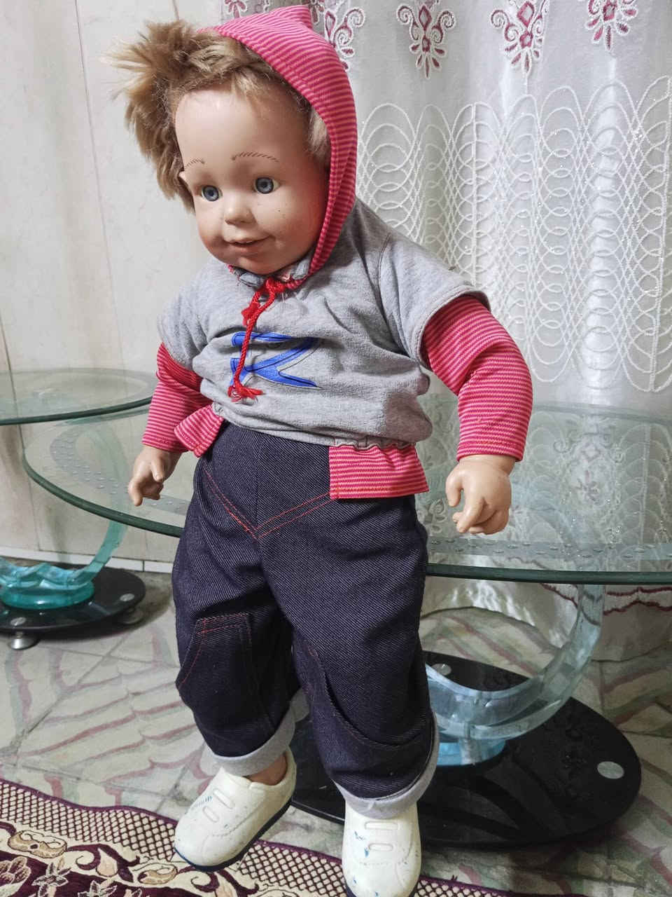 بيبي ملامح حقيقية بحجم كبير ومميز جداً 👶💖

📏 الطول: 65 سم — حجم واضح وجذاب
✨ ملامح واقعية وتصميم لطيف
👕 ملابس كاملة (هودي + جينز) ستايل حلو
🎁 مناسبة كهدية أو للديكور

💥 قطعة ملفتة للنظر وتخطف الانتباه من أول نظرة

🚚 يتوفر توصيل بغداد والمحافظات


**إذا كنت صاحب هذا الإعلان وتريد حذفه لأي سبب، رجاءا أرسل رسالة إلى الدعم الفني**