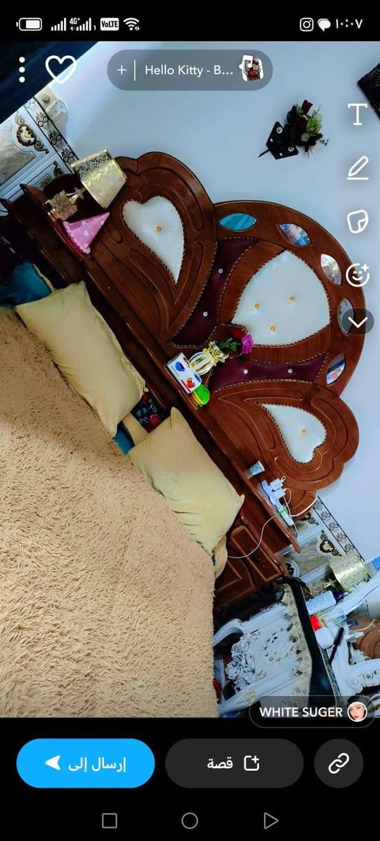 سلام عليكم غرفة نوم للبيع نجاره السعر مليون وربع وبيها مجال قليل للاستفسار خاص او رقم ***********
