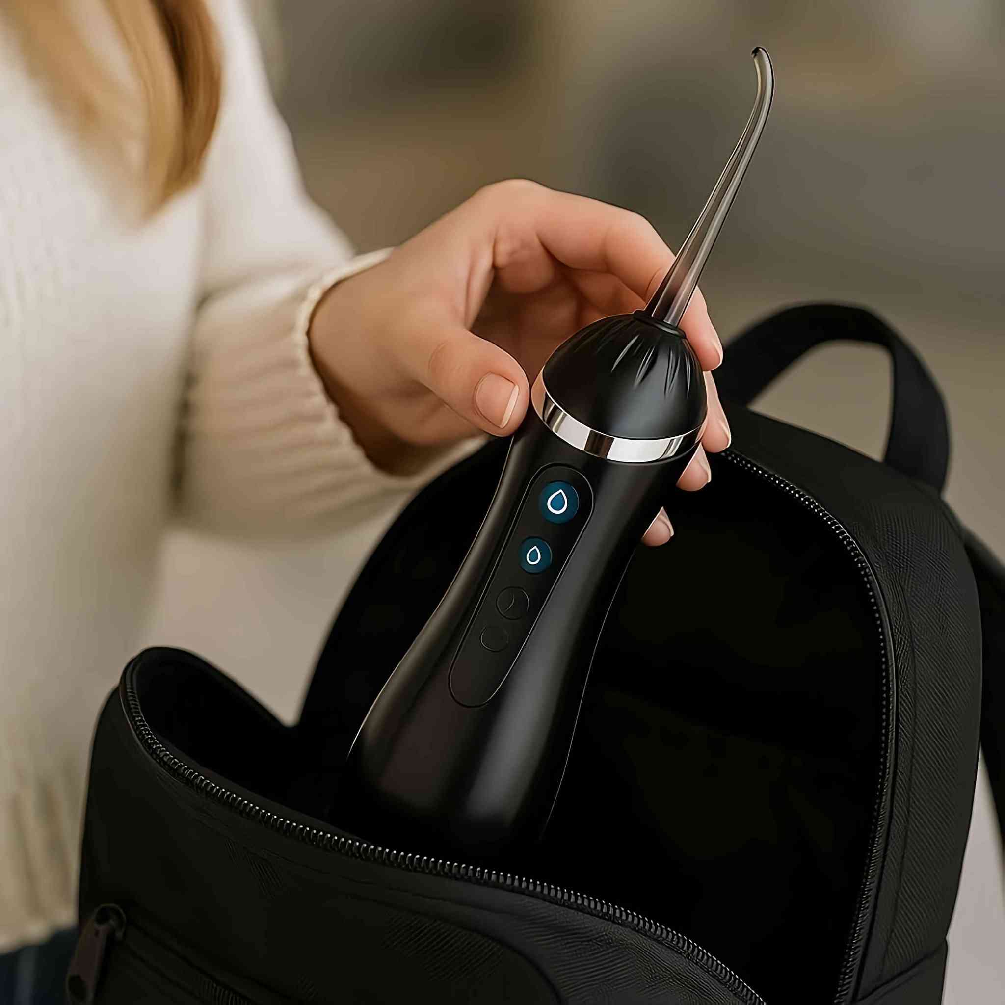 جهاز تنظيف الأسنان المائي المحمول (Oral Irrigator)، موديل A16. 
تتضمن المواصفات الفنية لهذا الجهاز ما يلي: 
جهد الشحن: 5 فولت.
تيار الشحن: 1 أمبير.
الجهد المقدر: 3.7 فولت.
الطاقة المقدرة: 3.5 واط.
حجم خزان المياه: 200 مل.
الوزن الصافي للمنتج: 310 جرام.
السعر 16 الف 
متوفر توصيل لجميع المحافظات 🚚 
اطلب هسه الكمية محدودة 
للحجز والاستفسار يرجى مراسلة الصفحة 📲 بغداد, العراق


**إذا كنت صاحب هذا الإعلان وتريد حذفه لأي سبب، رجاءا أرسل رسالة إلى الدعم الفني**