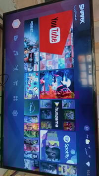 سرير ابو نفر داخله مخزن نظيف جدا استخدام فقط 10 ايام شاشه سمارت حجم 43...