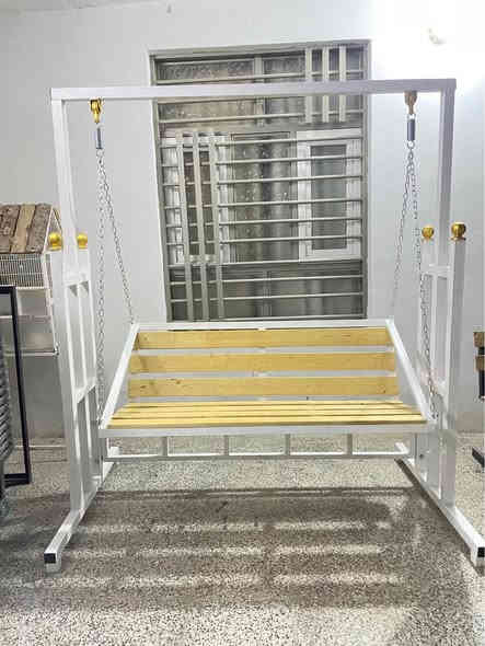 مرجوحه تسكام حديد ثقيل شغل درجه اولى العرض مترين ولارتفاع مترين النجف واتس آب *********** هاشمية
