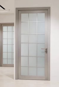 أبواب مودرن • ألومنيوم • مدخل فاخر