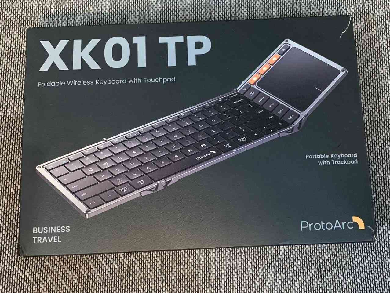 كيبورد بلوتوث مع ماوس لمس قابل للطي من شركة ProtoArc موديل ProtoArc XK01 TP Foldable Wireless Keyboard with Touchpad
مناسب للموبايل والآيباد واللابتوب
السعر 25


**إذا كنت صاحب هذا الإعلان وتريد حذفه لأي سبب، رجاءا أرسل رسالة إلى الدعم الفني**