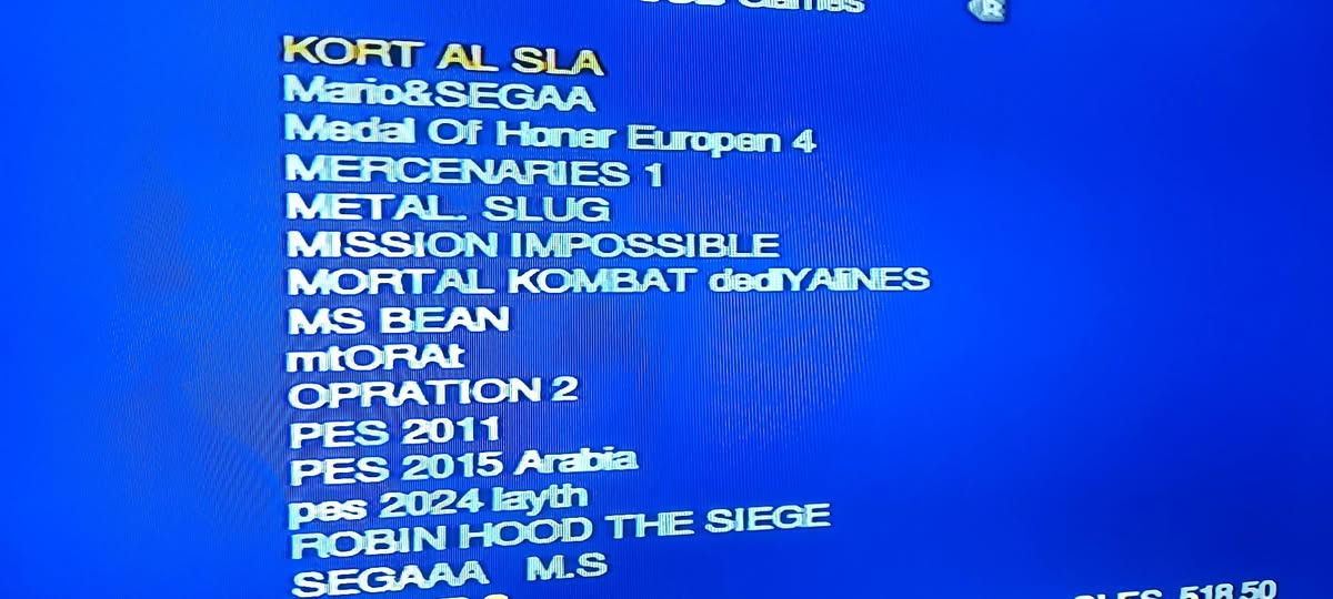 بلي٢ فلاش ٣٢ ..بي ٦٥ لعبة متنوعة ..يدات اثنين جدد وكامل ملحقات..السعر ٤٠ الف
موصل حي السكر


**إذا كنت صاحب هذا الإعلان وتريد حذفه لأي سبب، رجاءا أرسل رسالة إلى الدعم الفني**