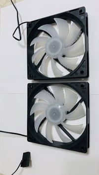مروحتين LED • بدون ARGB • دهوك