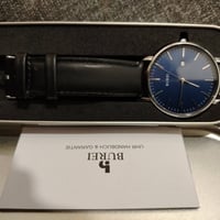 بوراي يابانية • حركة كوارتز • سوار جلد طبيعي