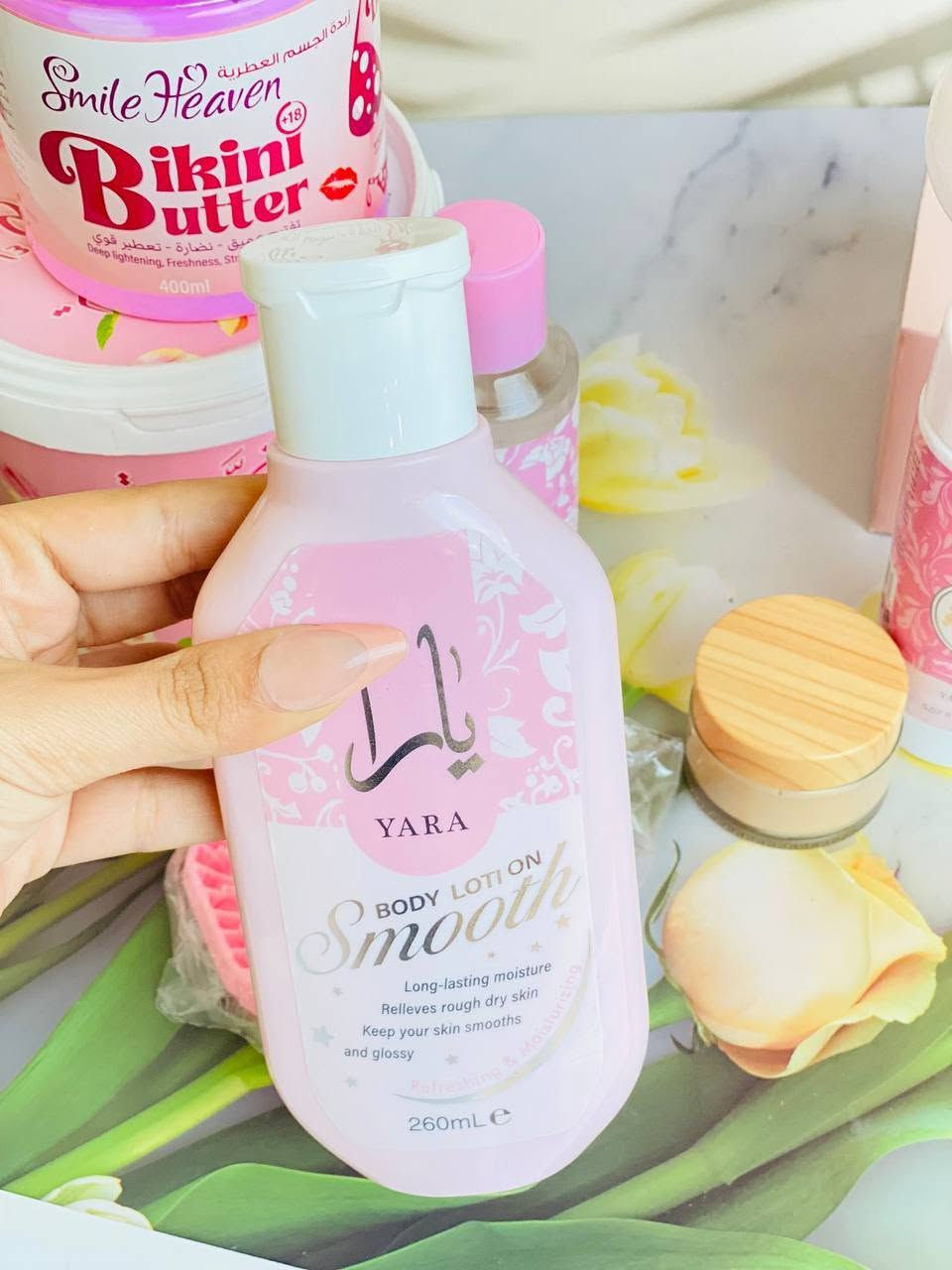 * "بوكس عناية بكل شي تحتاجينه لتدللين نفسك ✨ لأن راحتج أولاً 💆🏻‍♀️"

🌷مقشر وسنفرة للوجه والجسم 
🌷زبدة للجسم عطرية
🌷زيت معطر يارا 
🌷غسول ومعطر مناطق حساسة
🌷مخمرية فورمنية بعد الحمام 
🌷لوشن مرطب يارا🧴 
🌷ليفة تزيل الجلد الميت وتقشر

* "وقتج للراحة يبدأ من هنا.. بوكس العناية اللي يخليج تحبين كل لحظة 🌷"
* "اهتمي بنفسج مثل ما تهتمين باللي تحبينهم 💖 
* "تدللي بروتين عناية لأن الجمال يبدأ من الاهتمام 🌸"
* "مو مجرد منتجات، هذا طقس حبّ لنفسج 💕"

سعر العرض 25 الف
لطلب والاستفسار مراسلتنا عبر الخاص 
يتوفر توصيل لكافة محافظات العراق


**إذا كنت صاحب هذا الإعلان وتريد حذفه لأي سبب، رجاءا أرسل رسالة إلى الدعم الفني**