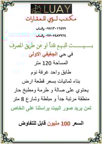 حي الجغيفي الاولى • ١٢٠م • بناء ثمانيات