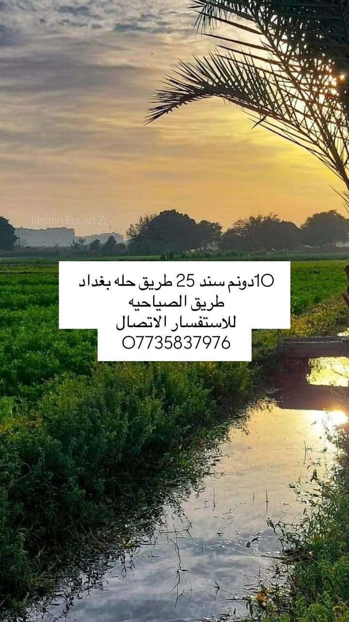 قطع أراضي للبيع 🛑
للاستفسار الاتصال بالرقم 
***********
