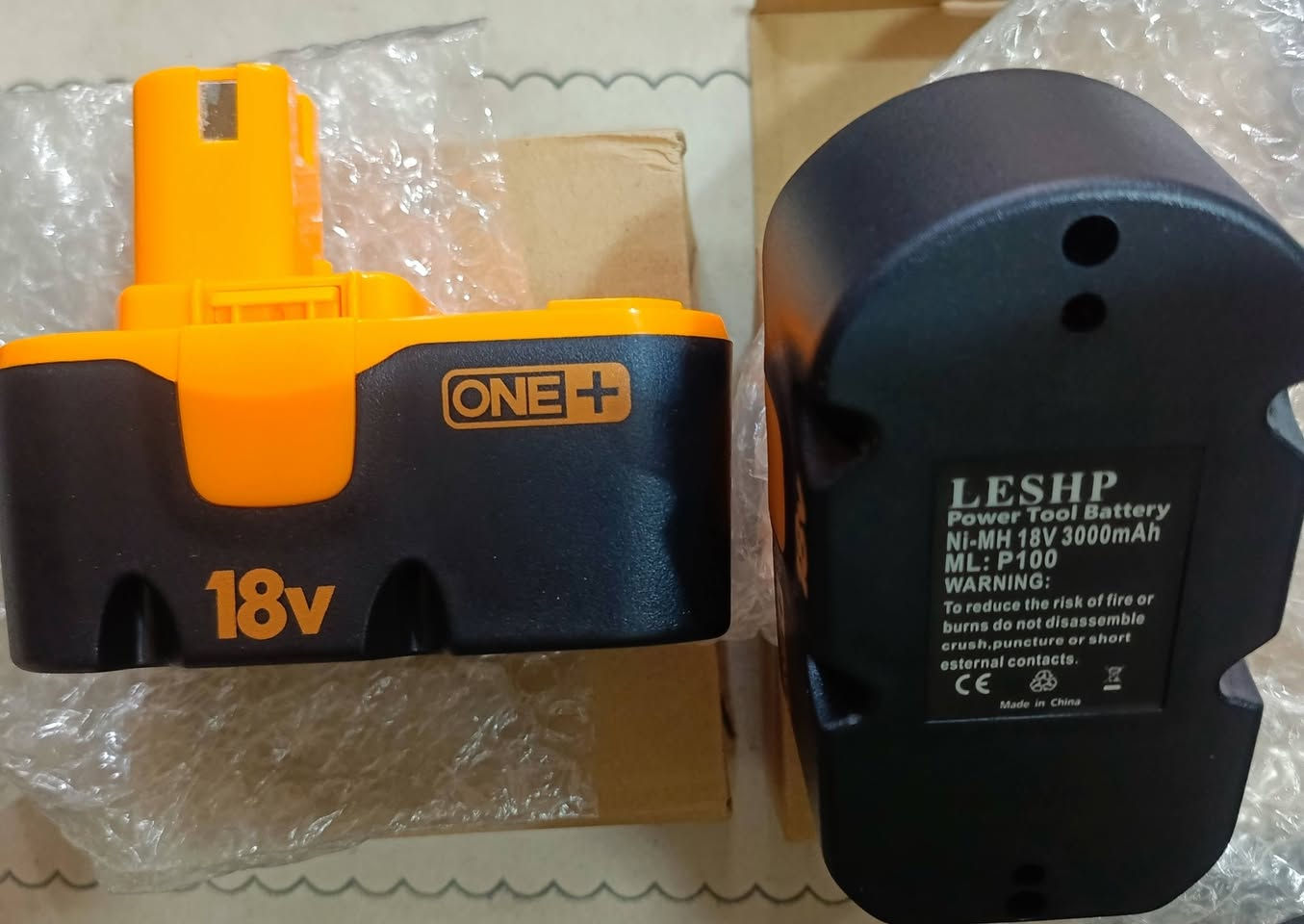 متوفر بطارية Ryobi ONE+ 18V، وهي بطارية قابلة لإعادة الشحن مخصصة لأدوات Ryobi اللاسلكية.الجهد والسعة: توفر البطارية جهدًا يبلغ 18 فولت.نوع الخلية: تستخدم تقنية Ni-MH (هيدريد نيكل معدن).الاستخدام: مصممة للعمل مع مجموعة متنوعة من أدوات Ryobi
سعر القطعة 15
سعر القطعتين 30 والتوصيل مجاني
@أبرز المعجبين


**إذا كنت صاحب هذا الإعلان وتريد حذفه لأي سبب، رجاءا أرسل رسالة إلى الدعم الفني**