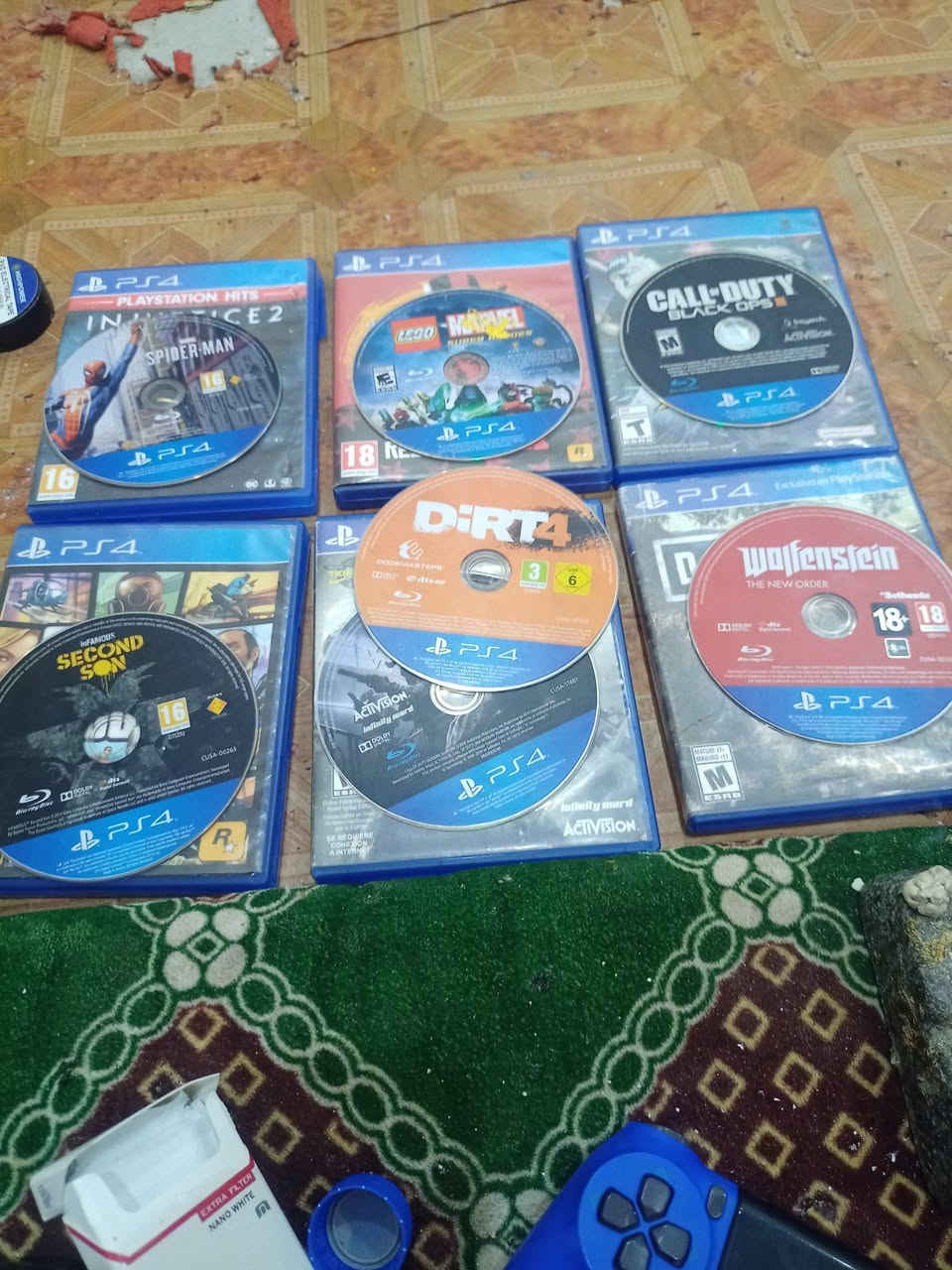 بلي ستيشن 4 سلم وياه جويستكين و14قرص 7بالعلبه و7بدون  والحساب بي بيس اخر نسخه رايده ب325وبي مجال الماتعرف لاتعلق المايعجبه لايلعق مع تحياتي نضامه 13.2 من حله وعندي توصيل


**إذا كنت صاحب هذا الإعلان وتريد حذفه لأي سبب، رجاءا أرسل رسالة إلى الدعم الفني**