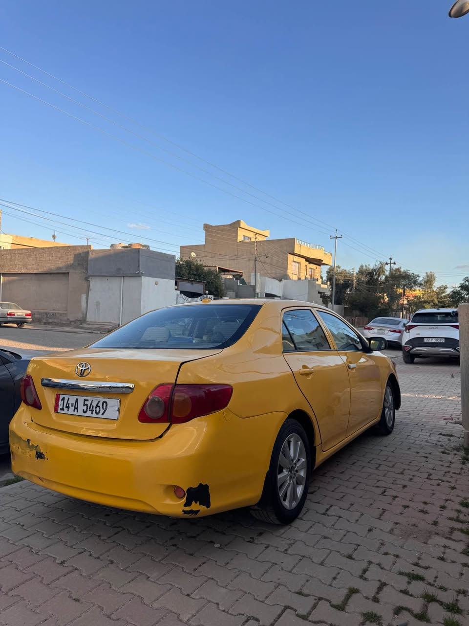 سلام عليكم 
كورلا 2009 
تكسي بسمي سنويه هزه رقم كله جديد 
مكاني كركوك 
سعر 85 ورقه 
حادث 3 قطع بدون دواخل 
*********** كركوك, العراق
