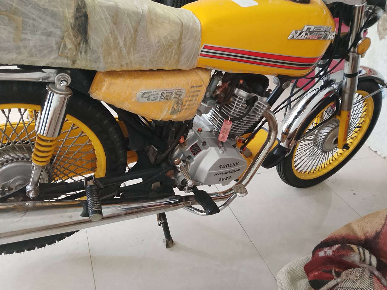 سلام عليكم
دراجه نامه بروو غطاس موديل 2022 
دراجه نضيفه اي نقص مابيهه العنوان الناصريه سيد دخيل 
الاستفسار على هاذه رقم ***********
