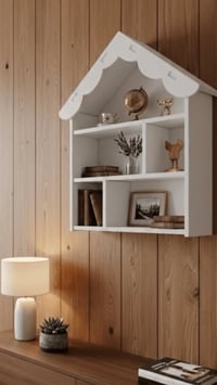 رف خشبي • ٣٠×١٠×٤٠سم