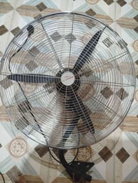 مروحة جدارية • حجم كبير • تشتغل