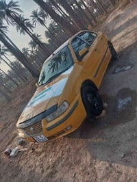 سياره سمند للبيع موديل 2012 سياره كامل الرقم ومشدود بيه باقيه بس تستلم...