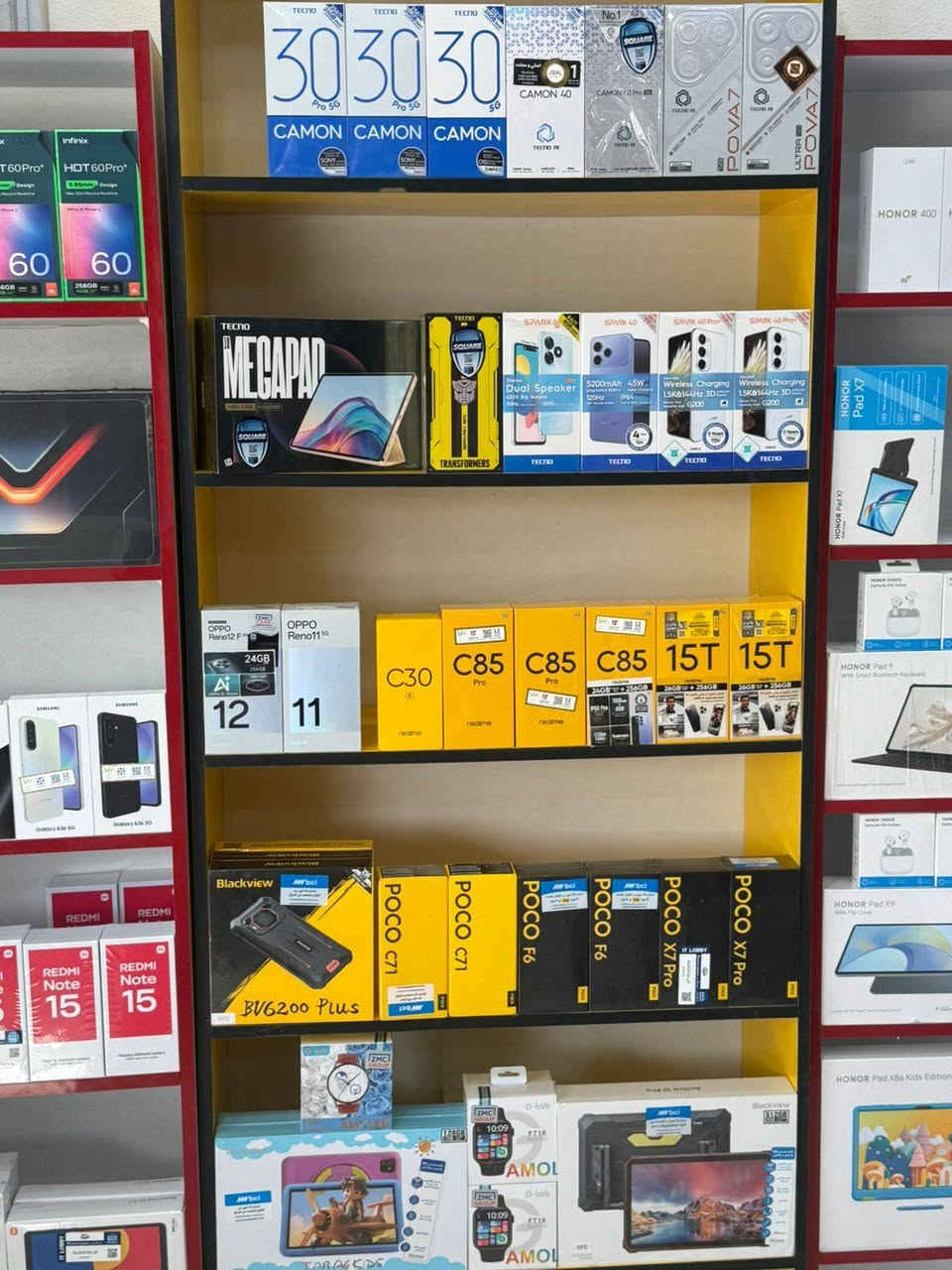 يتوفر لدينا أجهزة موبايل وايباد وساعات سمارت مختلف الماركات والأحجام كما موضح في الصور نقدا وبالتقسيط 
#جمعيةبيتي
#للبيع بالتقسيط


**إذا كنت صاحب هذا الإعلان وتريد حذفه لأي سبب، رجاءا أرسل رسالة إلى الدعم الفني**