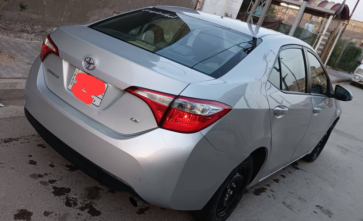 كورلا امريكي 2015 ظررة جامغ خلفي عكس السايق 
بقية السيارة مكفولة
محرك 1800 
تحويل ثاني يوم سيارة نظيفة حدادية تخم تاير محرك كير
سيارة جاهزة 
مكان سيارة الكوت
السعر 122 $ وبية مجال 
اتصال او واتساب او خاص 
***********
