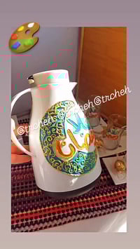 ترجيه زجاج • رسم يدوي • هدايا رمضان