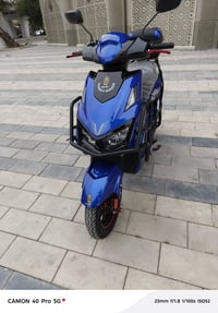 دراجه شحن2026 جديد زيرو 6 بطارية كبيره مسطره 38امبير 72 فولت ملف 2000 ...