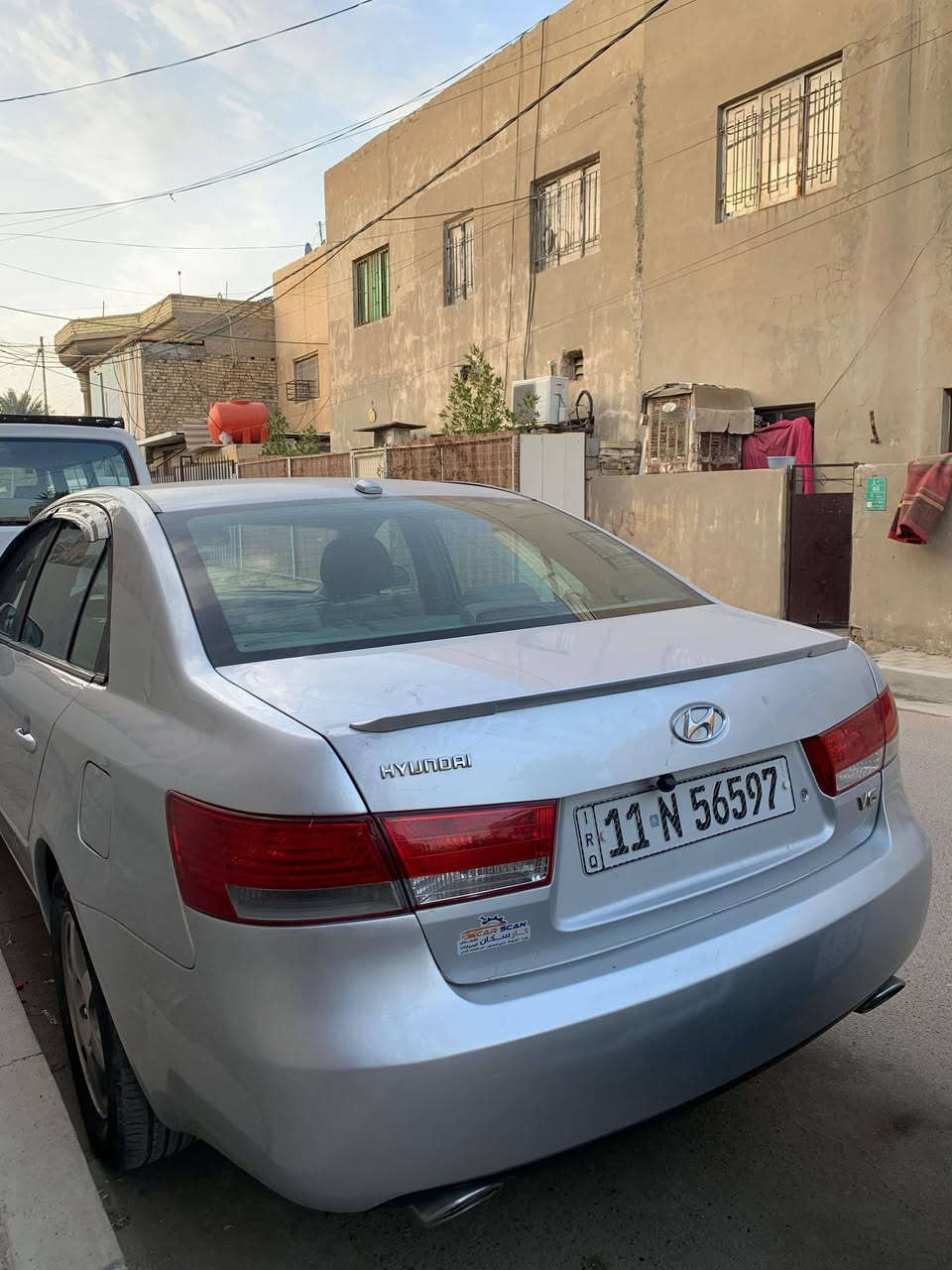 سوناته مقدس 2007 سياره مال جني *********** السعر 100 قفل حادث جاملغ خلفي بيها شكم قطعها كلير كير مكينه صدر امامي خلفي كله جديد  مكان بغداد الزعفرانية
