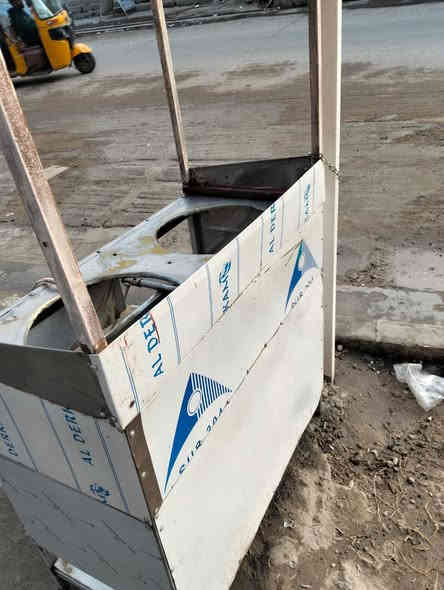 سلام عليكم عربانة مال لبلبي مال فلافل كلت سريعة كشلي ترهم كل نقص مابيهة سعر١٥٠وبيهة مجال العوان بعداد العبيدي الراسة السفسار ***********
