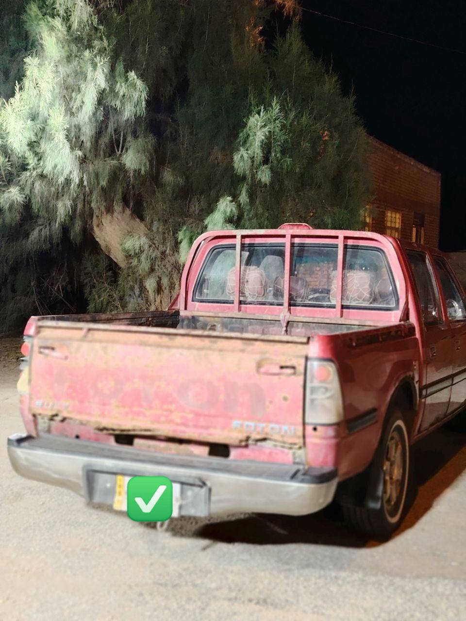 سلام عليكم
فوتون 2013 مثل ما موضح كدامكم بلاديه  مكينه كير اكسل بلادي جديد ومكفول حداديه تايرات تبريد كله جديد ما مفتوح برغي بيهه  مداور ثاني يوم رقم مثنى ومكانه الرميثه الهلال رايده  45 وبيها مجال رقم ***********

*ملاحظه اني مكلف بنشر
