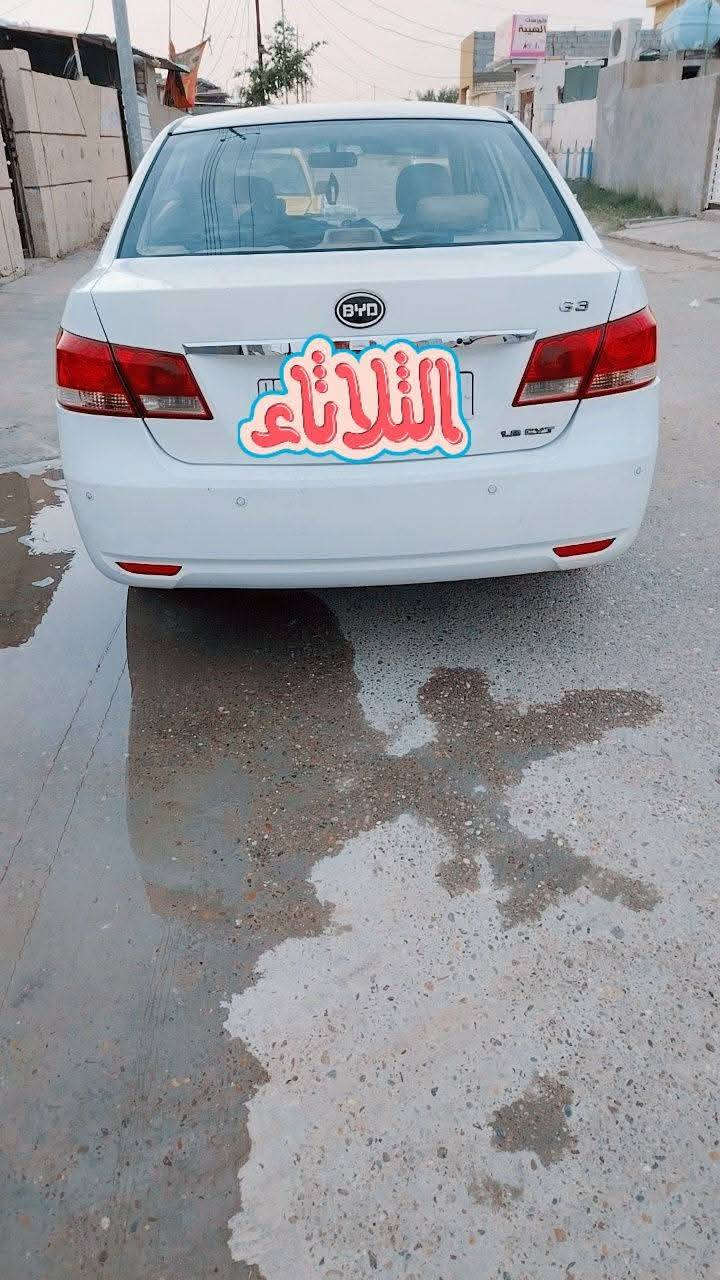 للبيع او المراوس بي واي دي BYD G3 أوتو  موديل 2013
رقم بغداد انكليزي بسمي تحويل ثاني يوم  مصفره غرمات مكفولة من كلشي ما عدا بارد ب باب عكس السايق وخشم البني كذالك بارد تخم ويل وتاير ماشيه 130 السعر(60)  وبيه مجال مكاني بغداد  هاتف ***********
