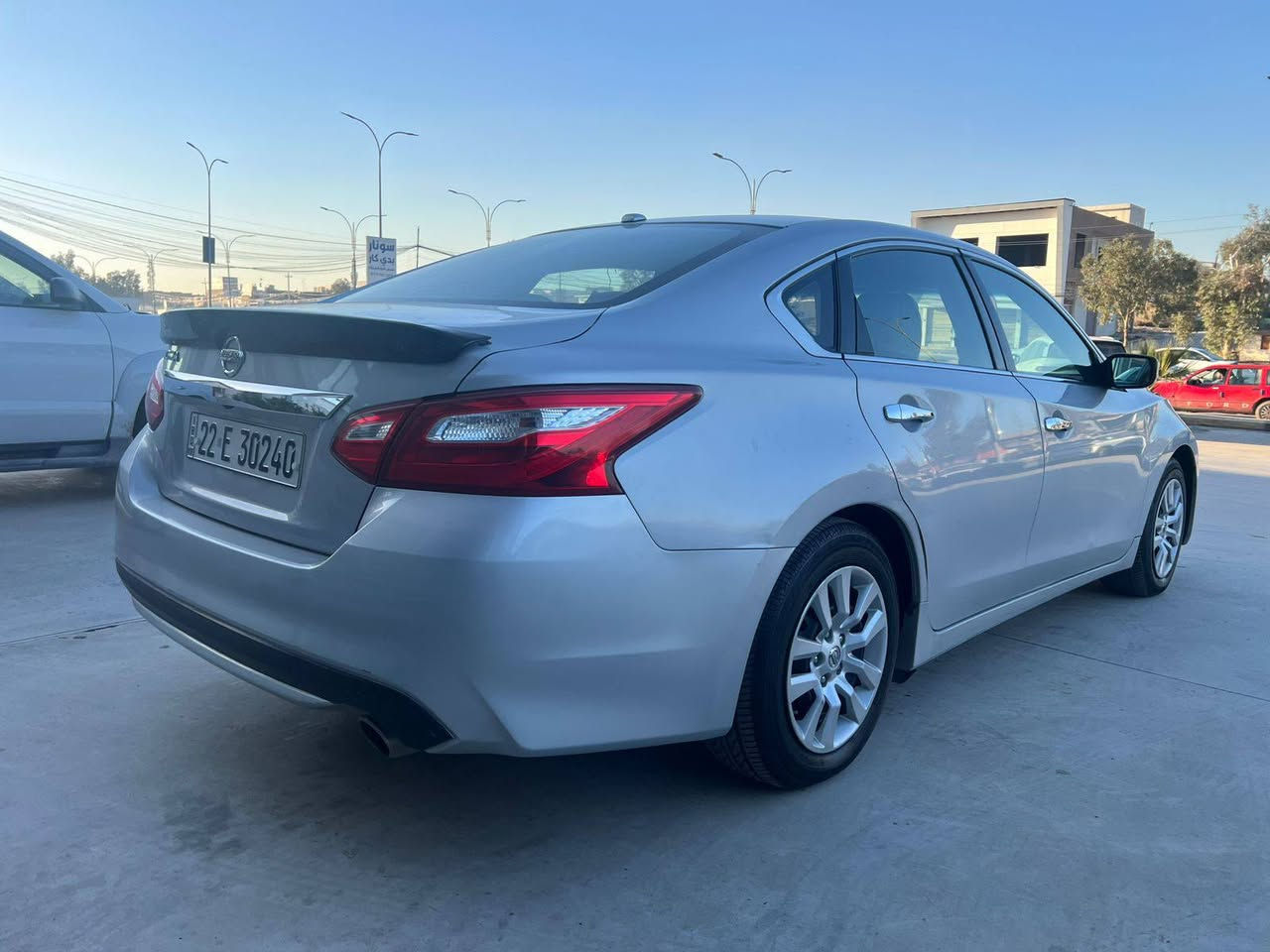 $$108
***********
نيسان التيما موديل 2016 مواصفات sv بصمه تحكمات سترين شاشه كاميرا ضرر بوند امريكي وبلعراق صفحه بدون دواخل  طخم امامي خلفي جديد رقم سنويه وهزه جديد
