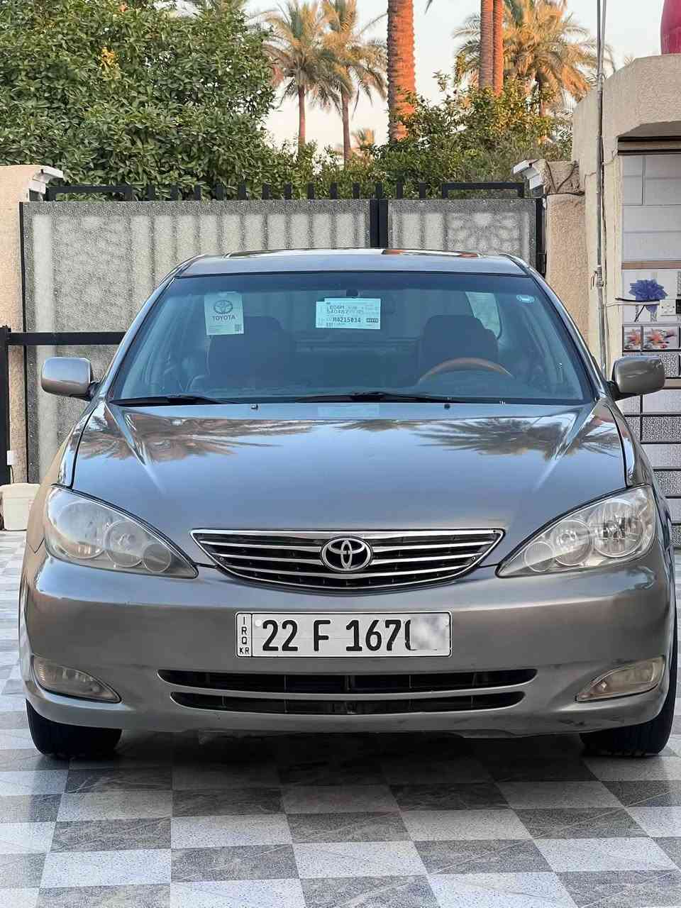 السلام عليكم جميعاً تويوتا كامري وارد أمركي موديل 2004 رقم أربيل دولي بسمي محرك 6سلندر فول مواصفات كراند فتحة سقف كشنات جلد كشنات كهرباء قطعتين تبريد 🥶برده خلفيه تبريد لمس شاشه السياره فول مواصفات تخم تاير جديد صدر امامي وخلفي جديد كير ومحرك مكفولات بيهة صبغ مكانات مال جراد بدون دواخل السياره جاهزة مال جناي العنوان صلاح الدين بلد/الضلوعية الاتصال ***********

