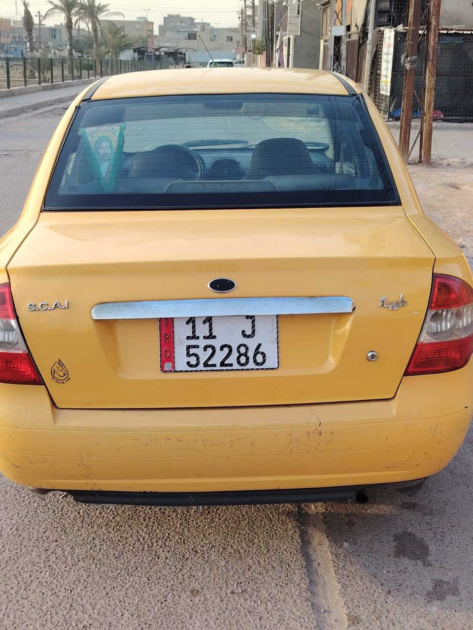 طيبه 2016 للبيع تحويل ثاني يوم كير مكينه مكفولة غرامة هيئه مصفرة تدفئة تبريد ثلج
ضربتهه بالباب الخلفي فقط 
السعر ٣٨ وبي مجال مكاني بغداد حي الجهاد الرقم ***********
