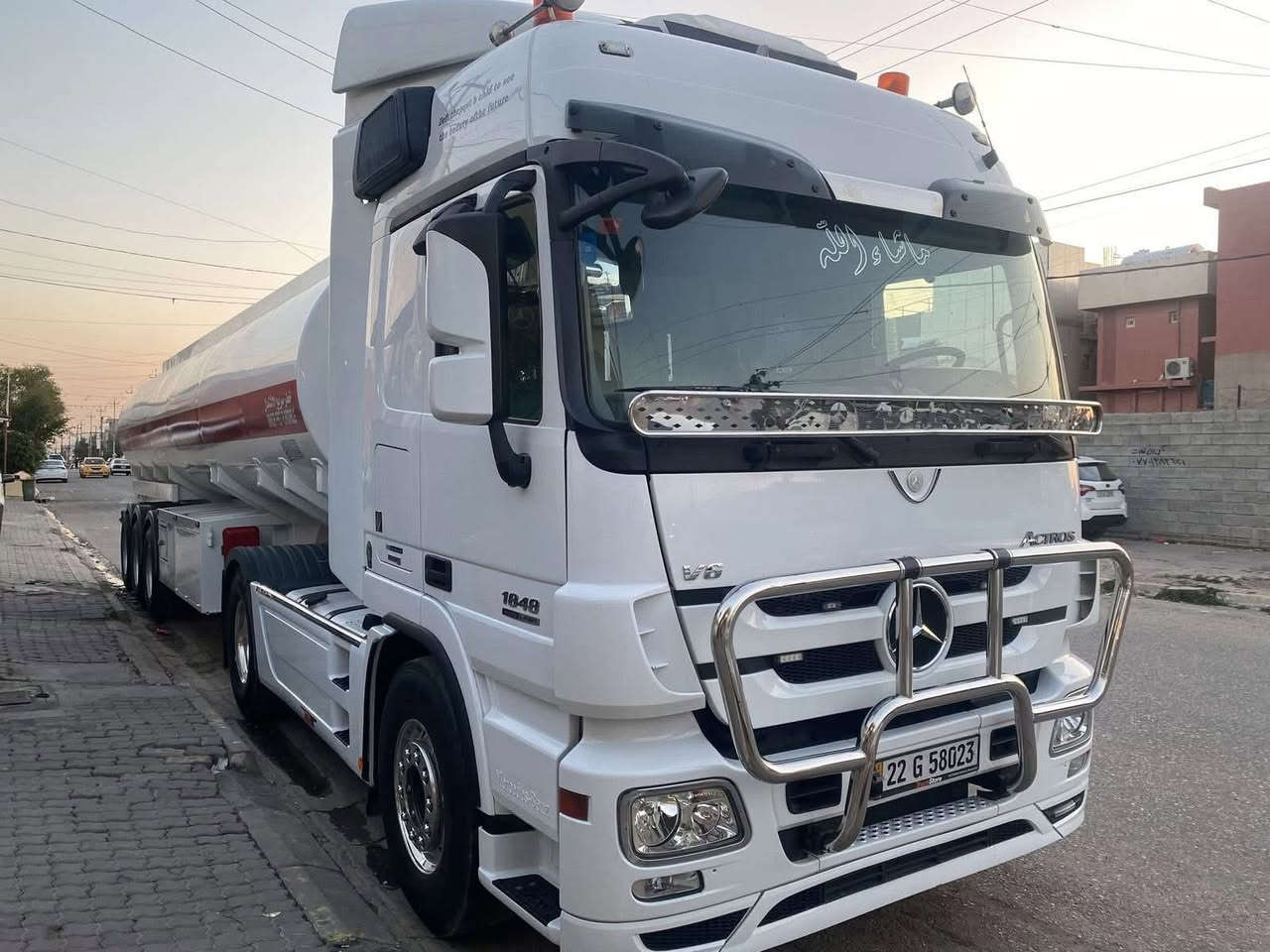 سلام عليكم  من رخسة ادمين 
اکتروز للبیع  صهريج 
مودیل2013
تنكي حازم 2025
حجم1848
رقم اربيل جديد  سنوية بسمي 
ماشي 650 حقيقي 
طونج جبيس
ظخم تایرات  جدید   
فول موصفات رتايدر  سلاجة كاميرة دبل منامي   
رقم موبایل
 ***********
