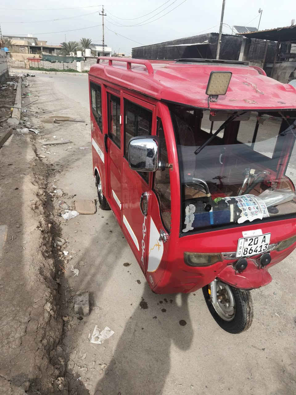 السلام عليكم تك توك اللبيع موديل. 2019.مكينة كفالة جديدة صار اسبوع منزلها من الكورتون مستعجل عل بيعتها مكاني ديالى بعقوبة السعر 5ملاين وبيها مجال شي قليل رقم الهاتف ***********
