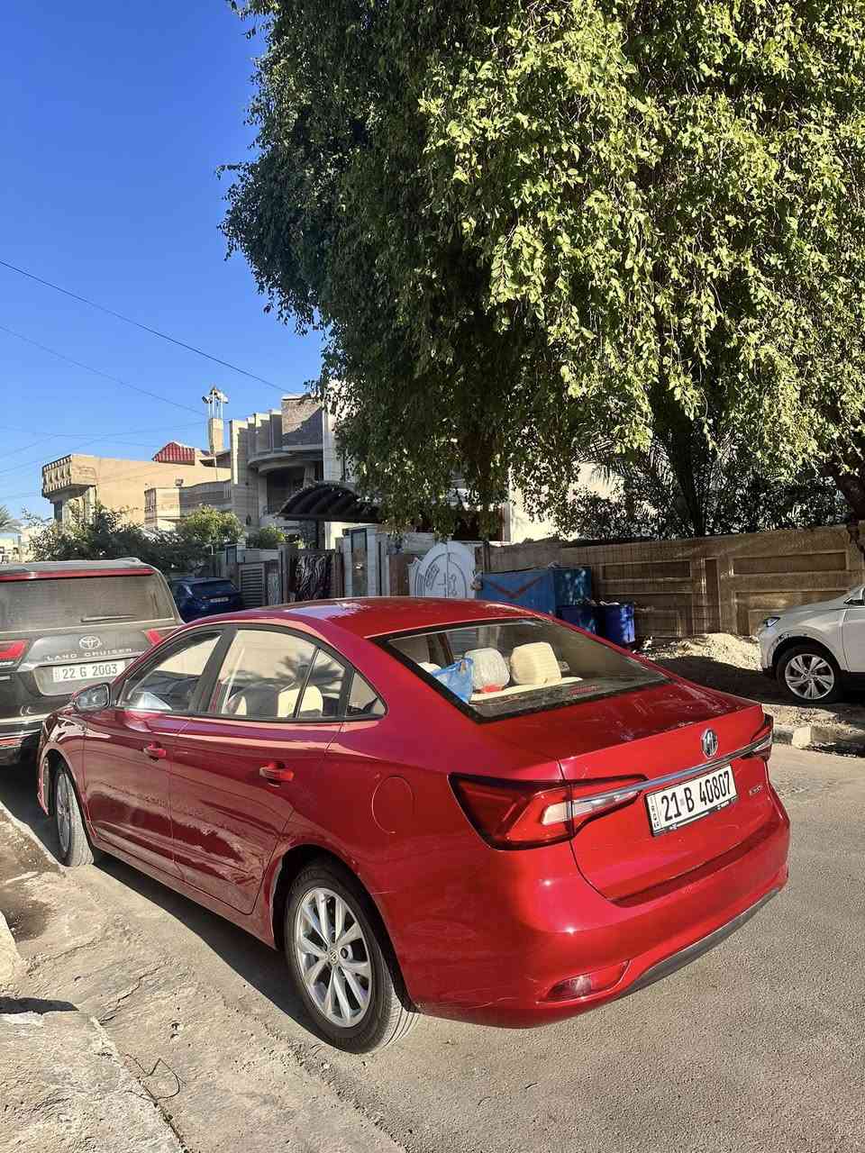 مكلف ب نشر 
ام جي 2023
لون كرزي مميز 
سعره مناسب اتصل ع رقم ‭0772 334 5971‬
