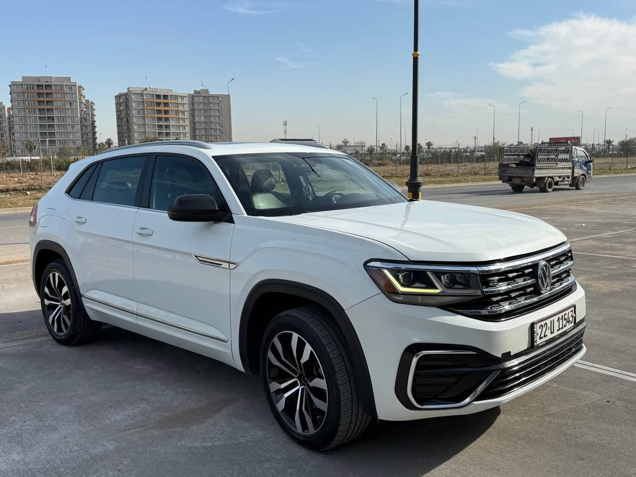 ڤۆلکس واگن اطلس کروس سپۆرت V6
مۆدێل ٢٠٢٠
مواسفات Se
شەش پستۆن مەکینە مرغوب
هەرچوار دەرگا بصمەیە
حەساسی پێش و دواوە و لاکان
لایت متحرك - لەگەڵ سوکان دەسوڕێت 
پانۆراما
کوشن جڵد + کارەبایی 
کوشنەکانی پێشەوە هیتەرن
ڕاداری ئاوێنەکان
سندوق شفت
٥٥٠٠٠ مایل ڕۆشتووە
حادیسەکەی : سیارەکە وەک کلین وایە
تەنها بستێك لە بۆنیتی بۆیاغە لە وێنەکان دیاریم کردوە
 لایت و رادیتر و ڕادار و پێشی کامل کەپسە 
ئێرباگەکانی هەموو بەشەرت
گێڕ و مەکینە و ڕادار و بەردی گزۆز و کارەباییاتی هەمووی بەشەرت هەر حەیبێک و ١٠٠$ کەمدەکەیەوە
نرخی : ٢٤٥ گەڵا و مجالێکی زۆر کەم
ناونیشان : هەولێر پشت ماجیدی مۆڵ
***********

تێبینی : گۆڕینەوەم نیە أربيل, العراق
